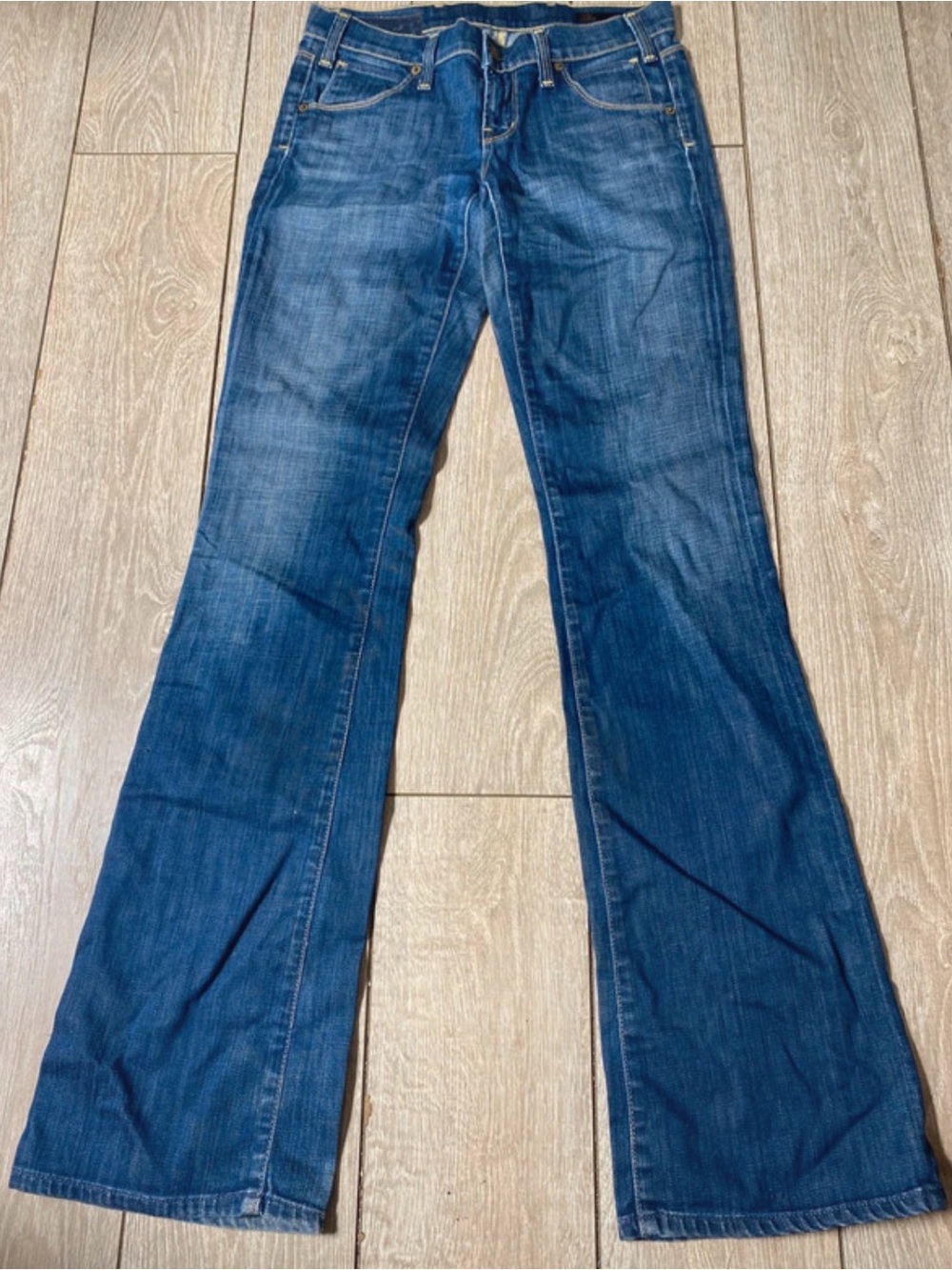 Citizens of Humanity Amber Stretch High Rise Bootcut Denim Jeans 26 Flared Y2K